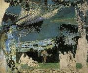 Mikhail Vrubel Italy.A.Night in Naples Germany oil painting artist